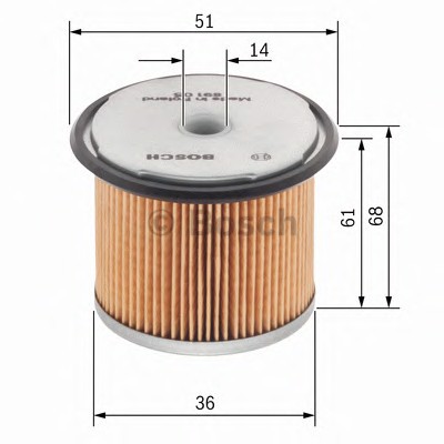 Топливный фильтр BOSCH 1457429230