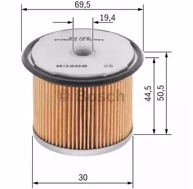 Фильтр топливный BOSCH 1457429657