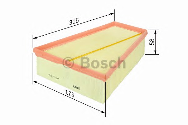 Воздушный фильтр BOSCH 1457433527
