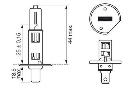 Лампа BOSCH 1987301088