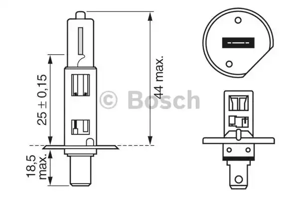 Лампа накаливания фара дальнего света xenon BOSCH 1987302015