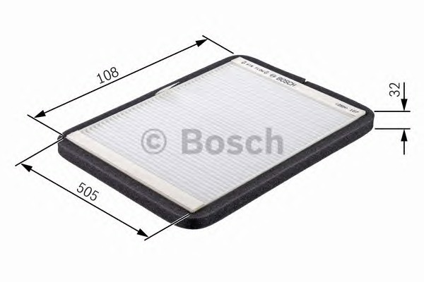 Салонный фильтр BOSCH 1987432018