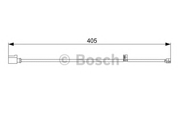 Сигнализатор износ тормозных колодок BOSCH 1987473025
