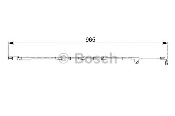 Сигнализатор износ тормозных колодок BOSCH 1987473027
