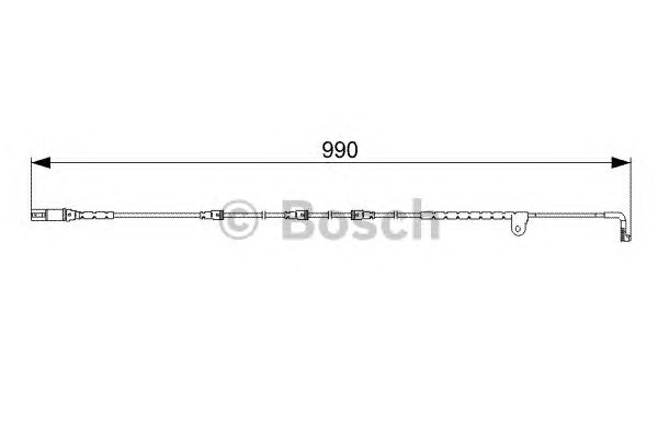 Сигнализатор износ тормозных колодок BOSCH 1987473049