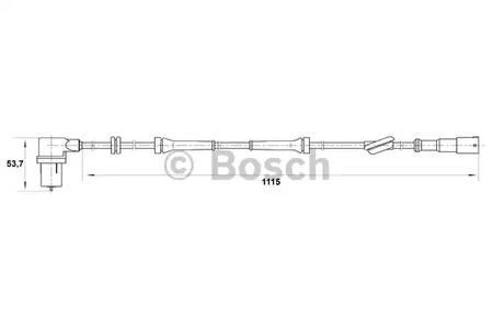 Датчик частоты вращения колеса BOSCH 0 265 006 163