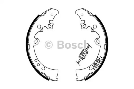 Комплект тормозных колодок BOSCH 0 986 487 787