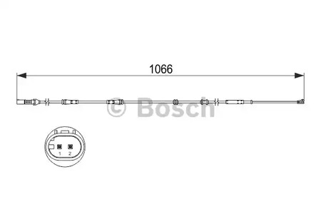 Сигнализатор износ тормозных колодок BOSCH 1 987 473 501