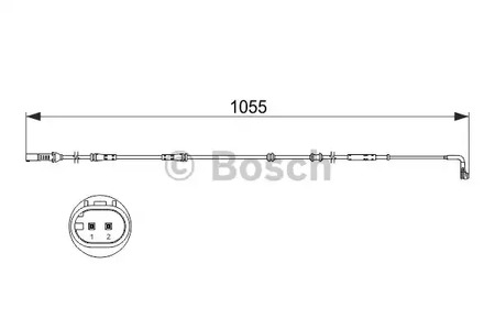 Сигнализатор износ тормозных колодок BOSCH 1 987 473 507