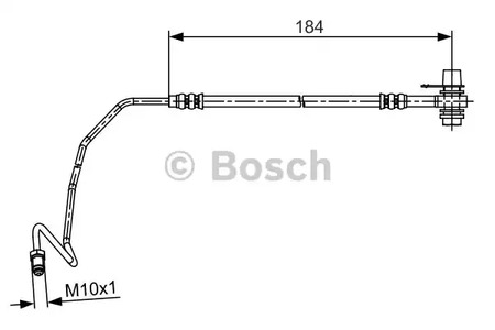 Тормозной шланг BOSCH 1 987 481 534