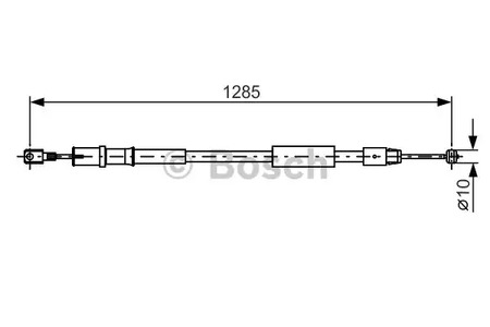 Трос стояночного тормоза BOSCH 1 987 482 026