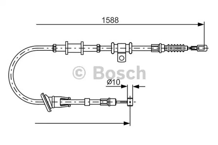 Трос стояночного тормоза BOSCH 1 987 482 245