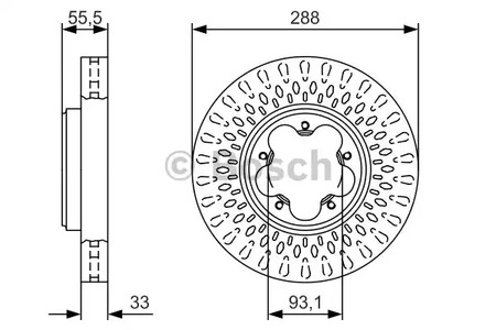 Диск тормозной BOSCH 0 986 479 A49