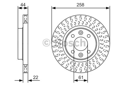 Тормозной диск BOSCH 0 986 479 A86