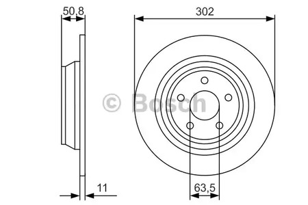 Тормозной диск BOSCH 0 986 479 D37