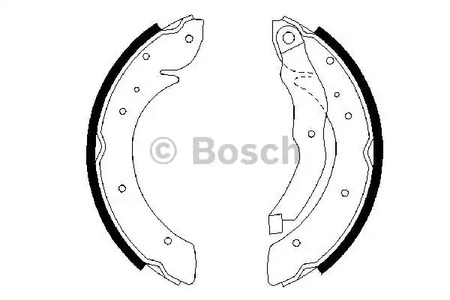 Комплект тормозных колодок BOSCH 0 986 487 327