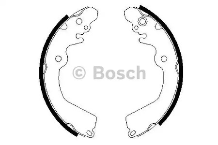 Комплект тормозных колодок BOSCH 0 986 487 451