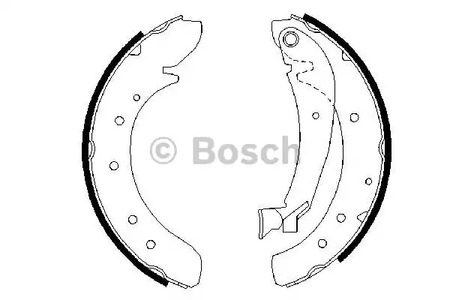 Комплект тормозных колодок BOSCH 0 986 487 522