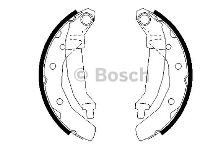 Комплект тормозных колодок BOSCH 0 986 487 628