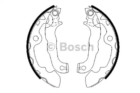 Комплект тормозных колодок BOSCH 0 986 487 633