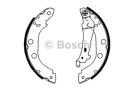 Комплект тормозных колодок BOSCH 0 986 487 699