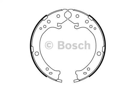 Комплект колодок стояночного тормоза BOSCH 0 986 487 765