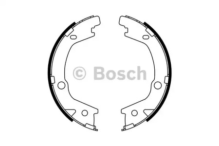 Комплект колодок стояночного тормоза BOSCH 0 986 487 770