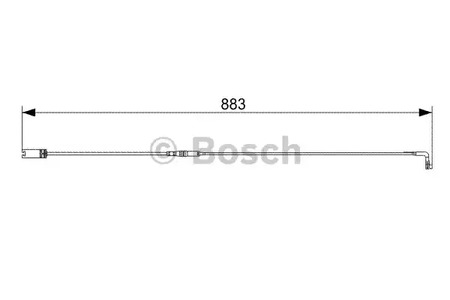 Сигнализатор износ тормозных колодок BOSCH 1 987 473 005
