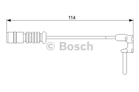 Сигнализатор износ тормозных колодок BOSCH 1 987 473 011