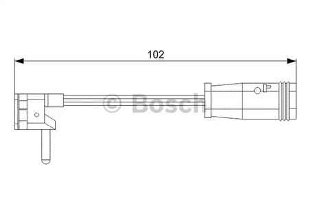 Сигнализатор износ тормозных колодок BOSCH 1 987 473 019