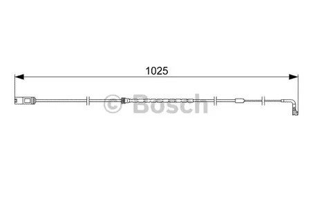 Сигнализатор износ тормозных колодок BOSCH 1 987 473 026