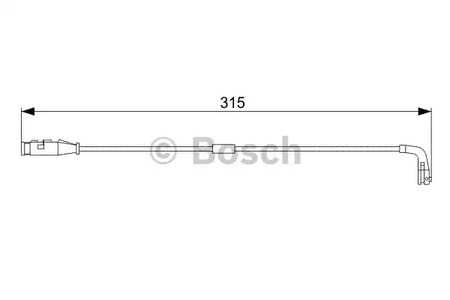 Сигнализатор износ тормозных колодок BOSCH 1 987 473 039