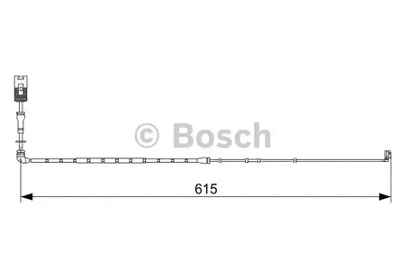Сигнализатор износ тормозных колодок BOSCH 1 987 473 056