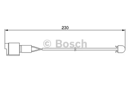 Сигнализатор износ тормозных колодок BOSCH 1 987 474 910