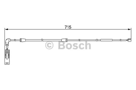 Сигнализатор износ тормозных колодок BOSCH 1 987 474 946