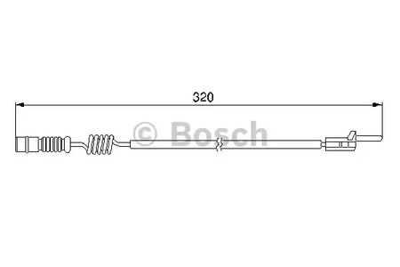 Сигнализатор износ тормозных колодок BOSCH 1 987 474 964