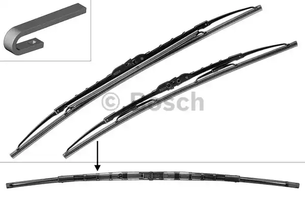 Щетки стеклоочистителя BOSCH 3397010280