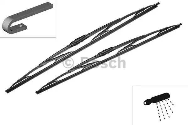 Щетки стеклоочистителя BOSCH 3397118321