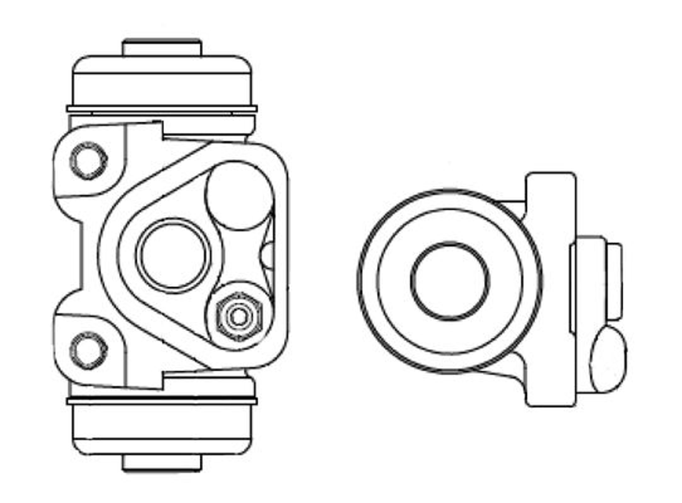 Колесный тормозной цилиндр BOSCH F026002369