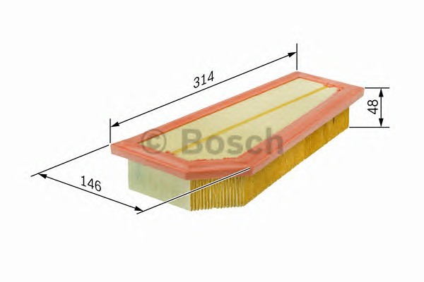 Воздушный фильтр BOSCH F026400134