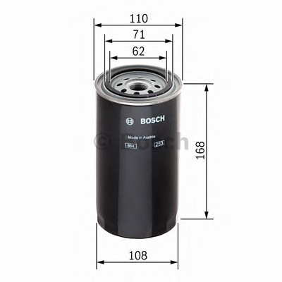 Топливный фильтр BOSCH F026402034