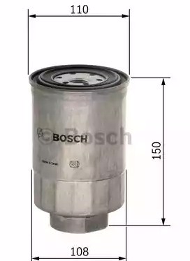 Топливный фильтр BOSCH F026402039