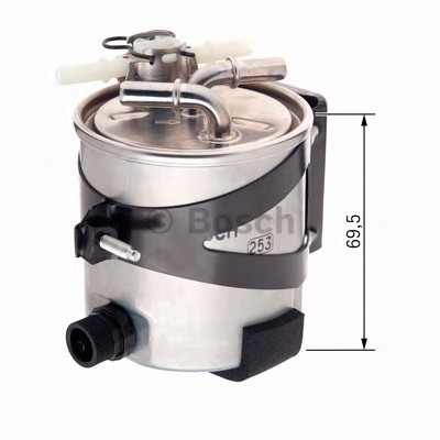 Топливный фильтр BOSCH F026402061