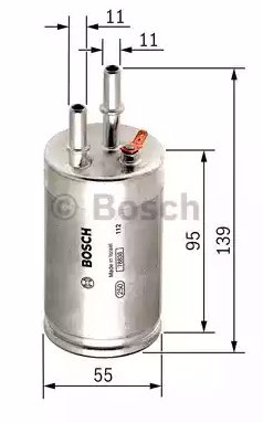Топливный фильтр BOSCH F026403014
