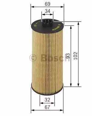 Масляный фильтр BOSCH F026407010