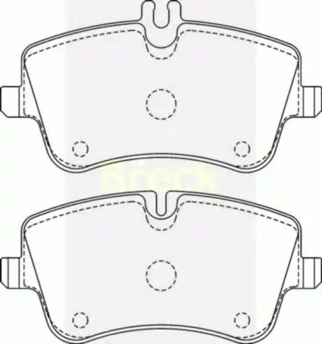 Тормозные колодки BRECK 231440070120