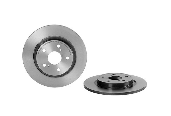 Диск тормозной uv coated зад BREMBO 08.B045.11