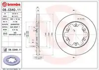 Диск тормозной BREMBO 08.C540.11