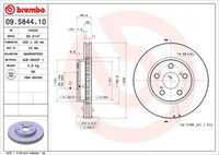Тормозные диски BREMBO 09.5844.10