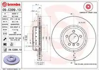 Тормозные диски BREMBO 09.C399.13